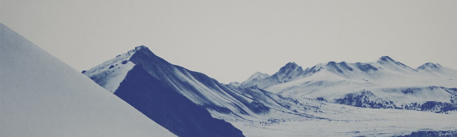 Winter landscape characteristic of Southern Hemisphere